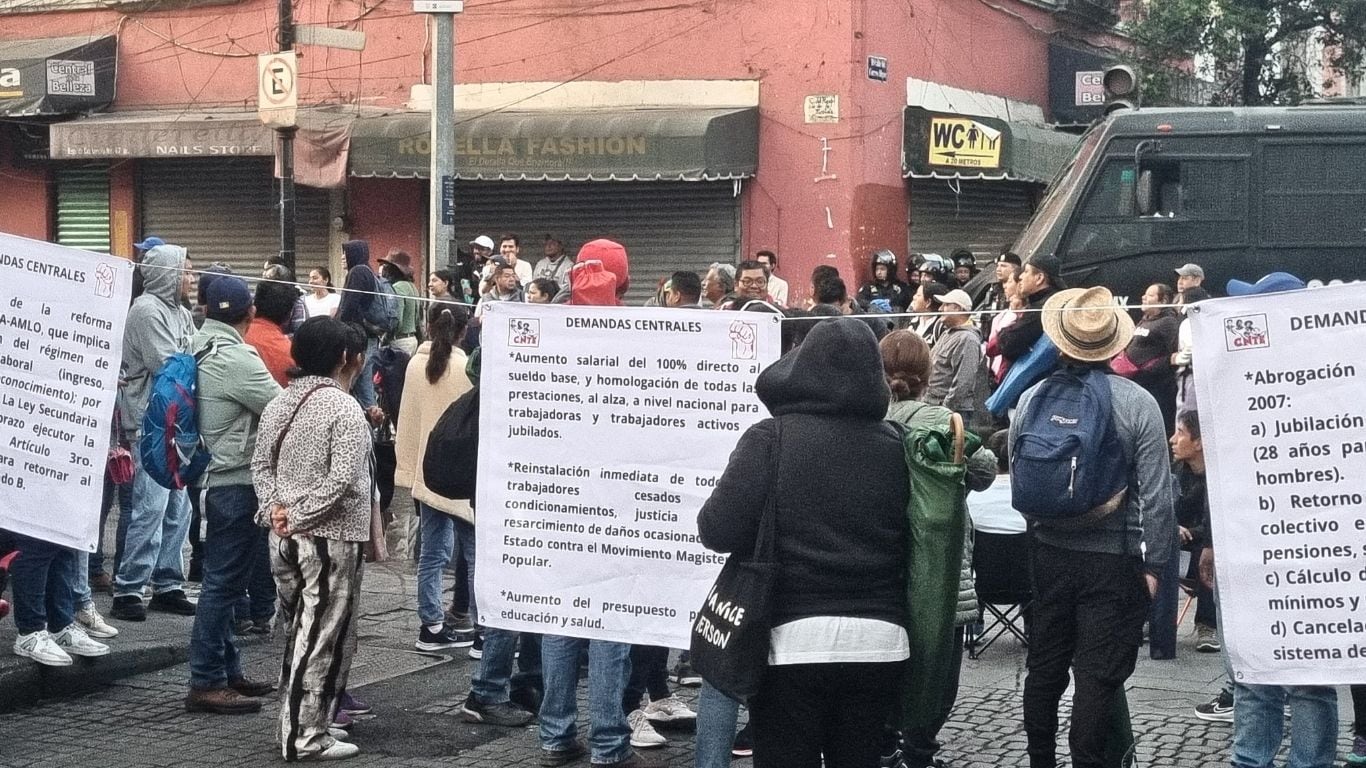 Manifestaciones de la CNTE hoy
