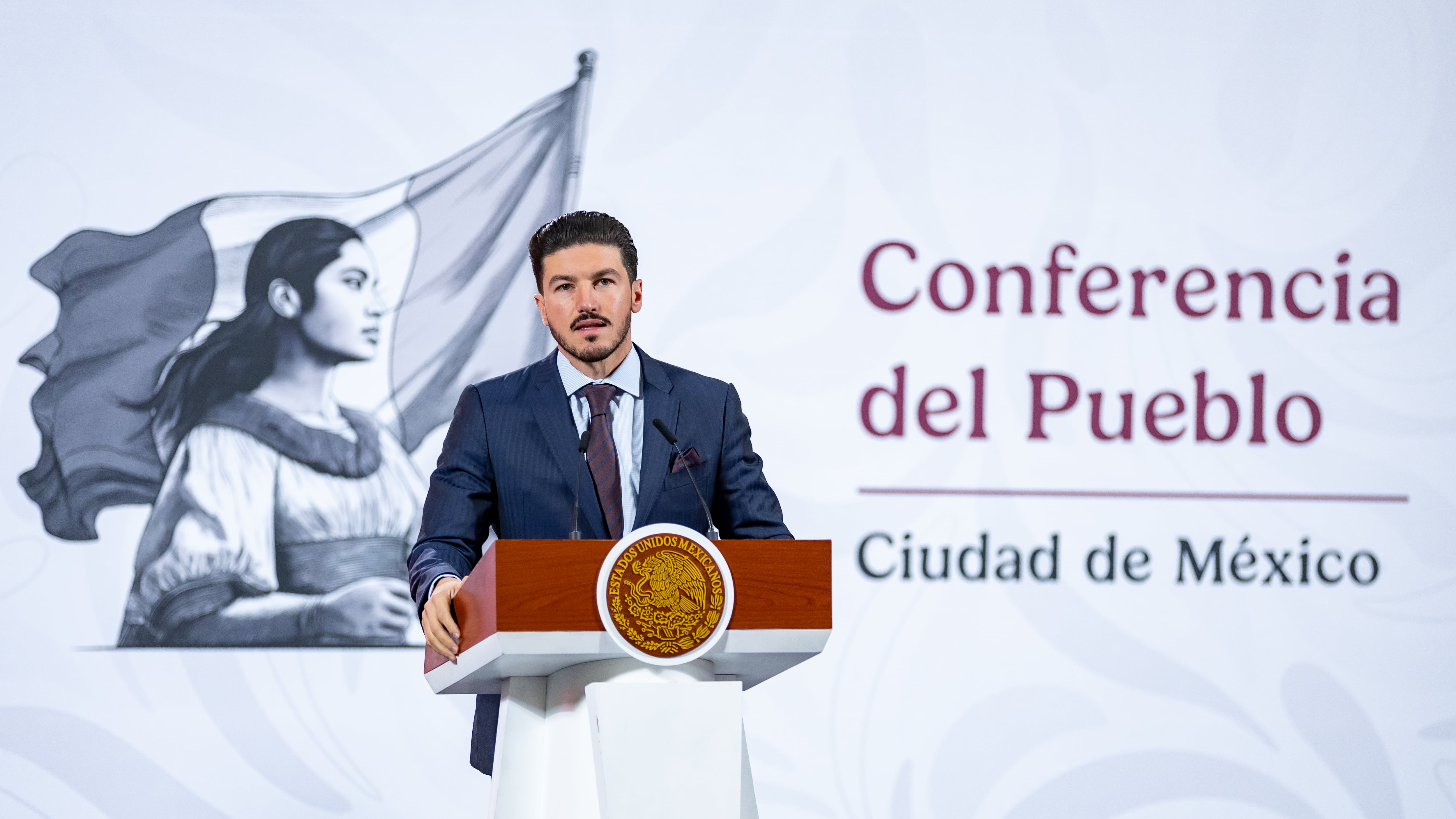 García dijo que Nuevo León será sede del Mundial FIFA 2026, y los ojos del mundo estarán puestos en el Estado.