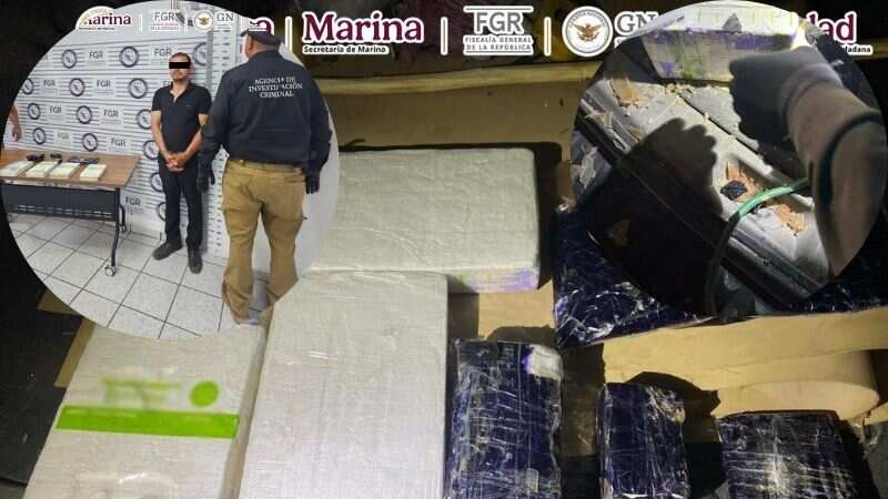 Detenido con 4 kilos de fentanilo en carretera de Sonora