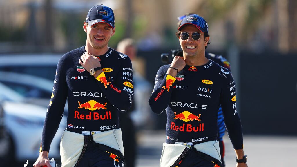 Max Verstappen y Checo Pérez