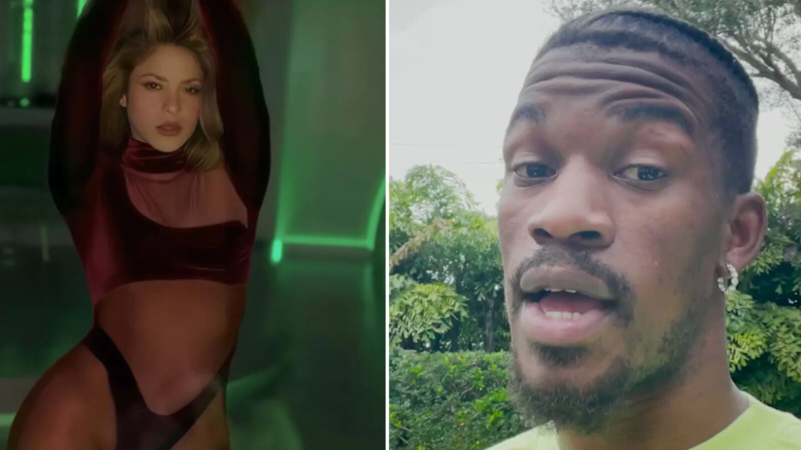 Shakira y Jimmy Butler