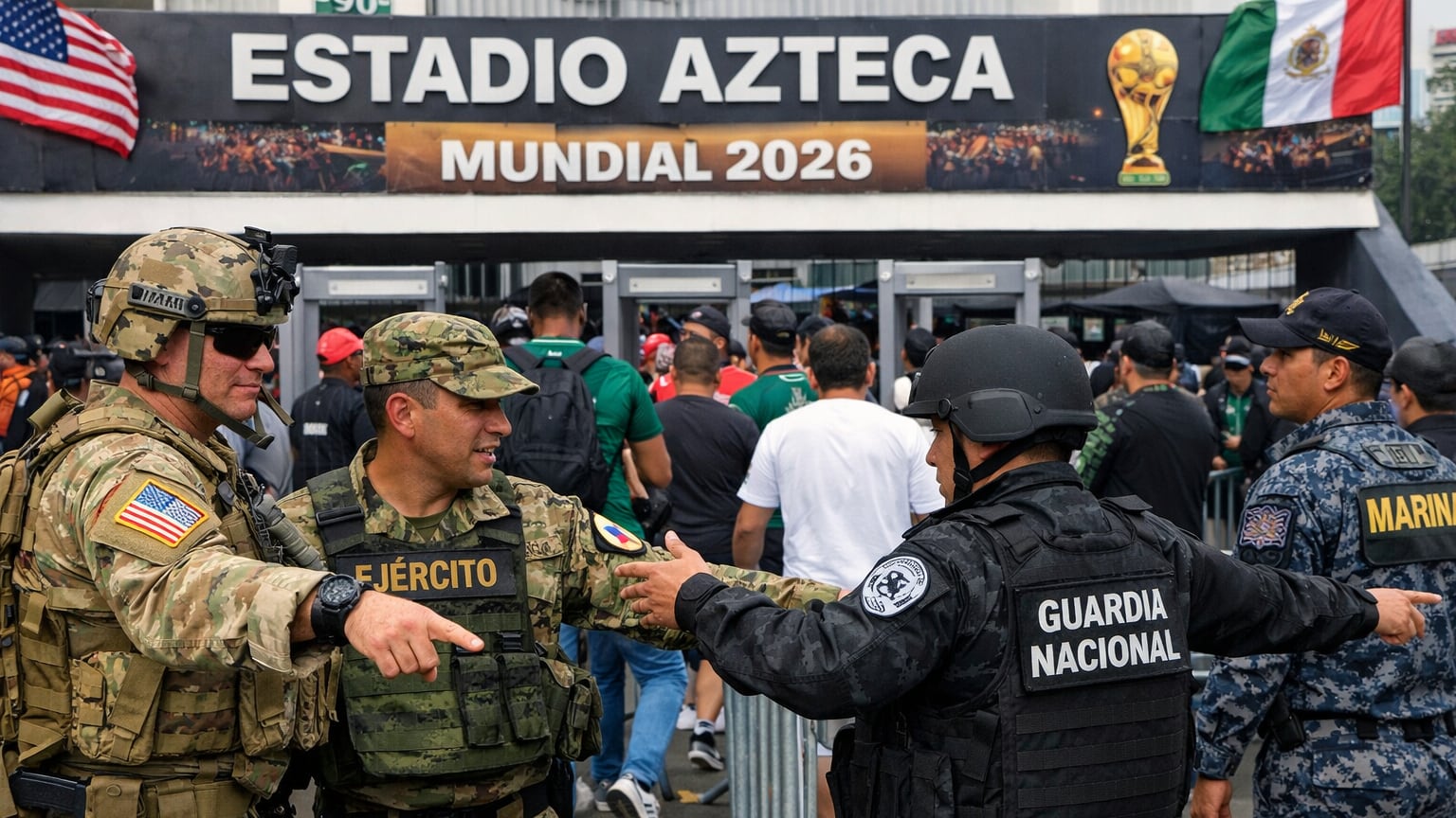 Fuerzas armadas de EE.UU. capacitarán a México rumbo al Mundial.