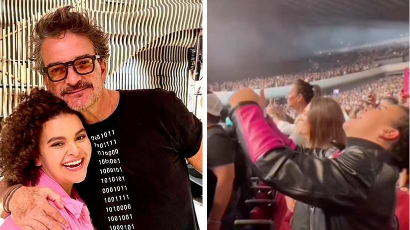 Lucerito Mijares se desborda de emoción en concierto de Arjona