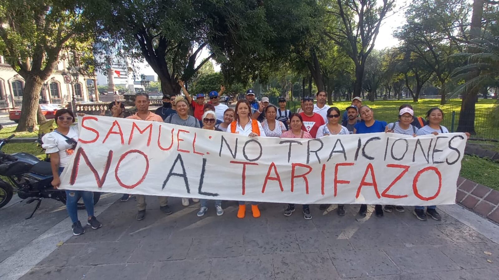 Montalvo apoyó a sus vecinos de Juárez quienes protestaron por el "tarifazo".