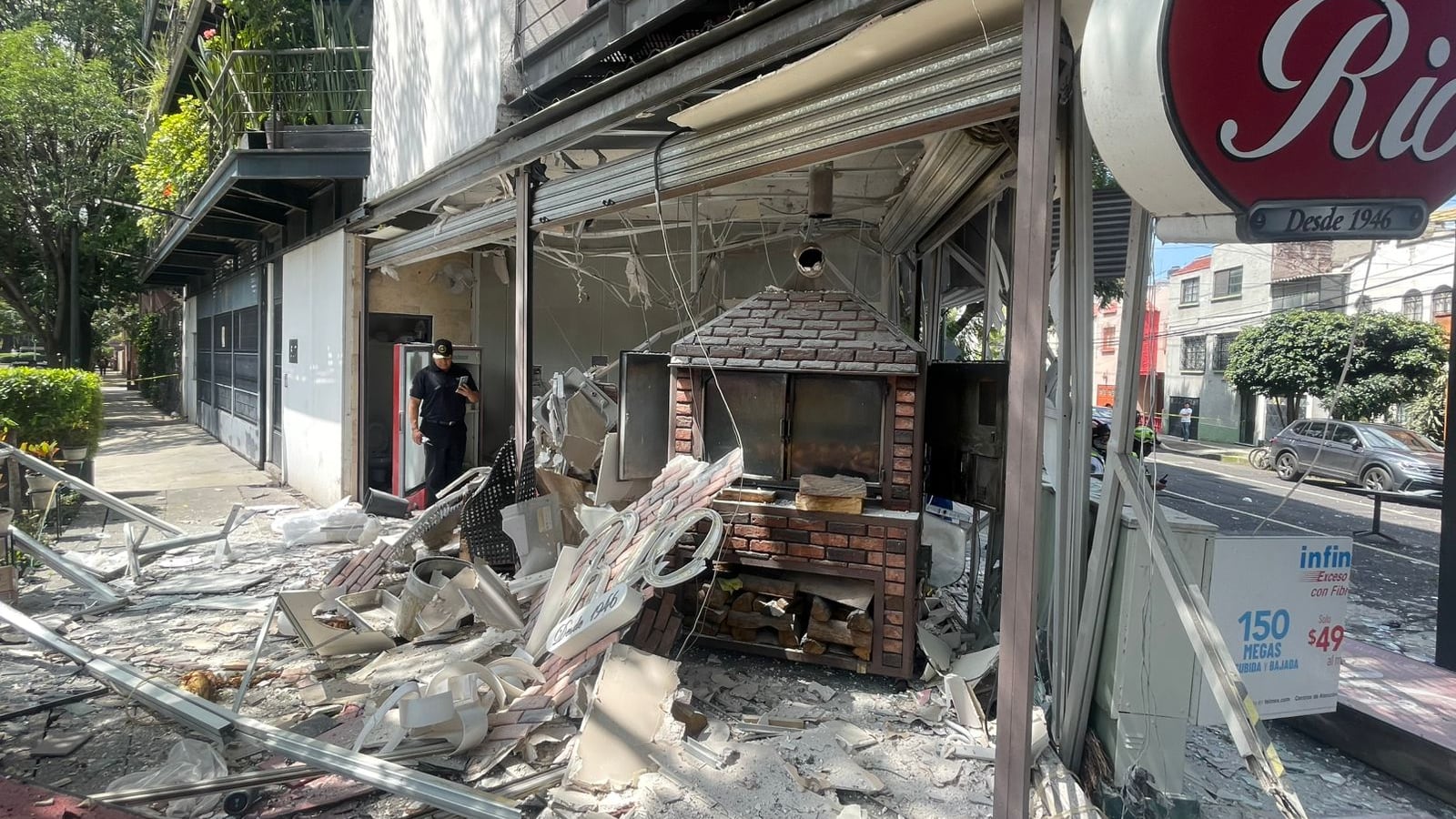 Explosión de rosticería en colonia Hipódromo Condesa no causó daños estructurales