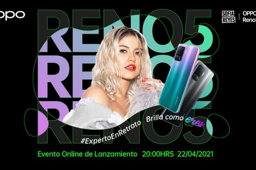 Inicia la cuenta regresiva: OPPO presentará primer smartphone de la Serie Reno de la mano de Sofía Reyes