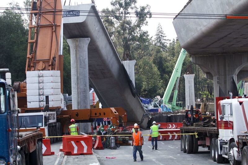 Tren Interurbano y otras obras que han colapsado