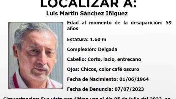 Reportero de La Jornada, Luis Martín Sánchez, está desaparecido