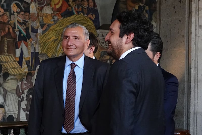 Adán Augusto López y Andy López Beltrán