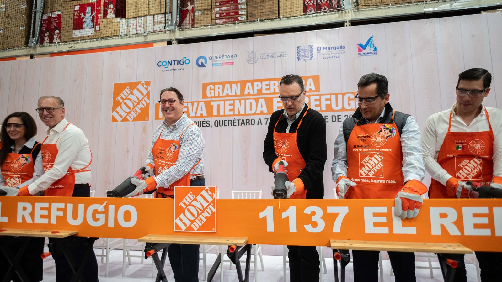Inauguración de The Home Depot en el Refugio.