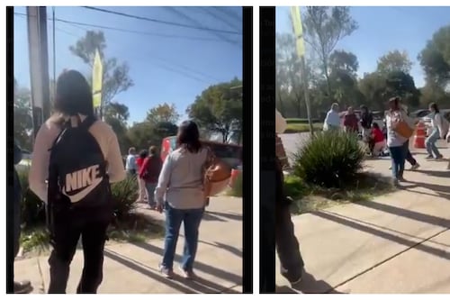 Captan agresión de un guardia de seguridad contra estudiante con muletas en el CCH Vallejo