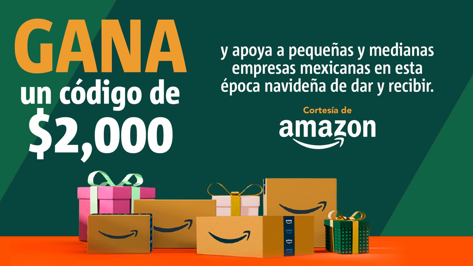 Gana un código de Amazon