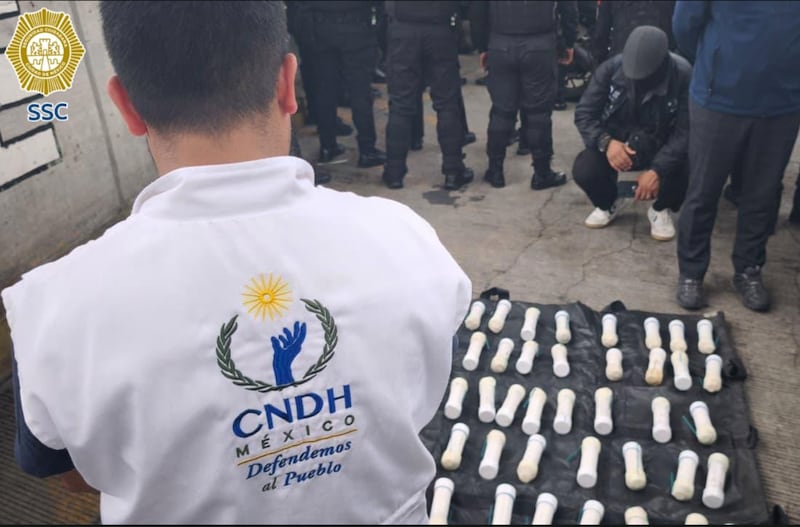 Explosivos confiscados