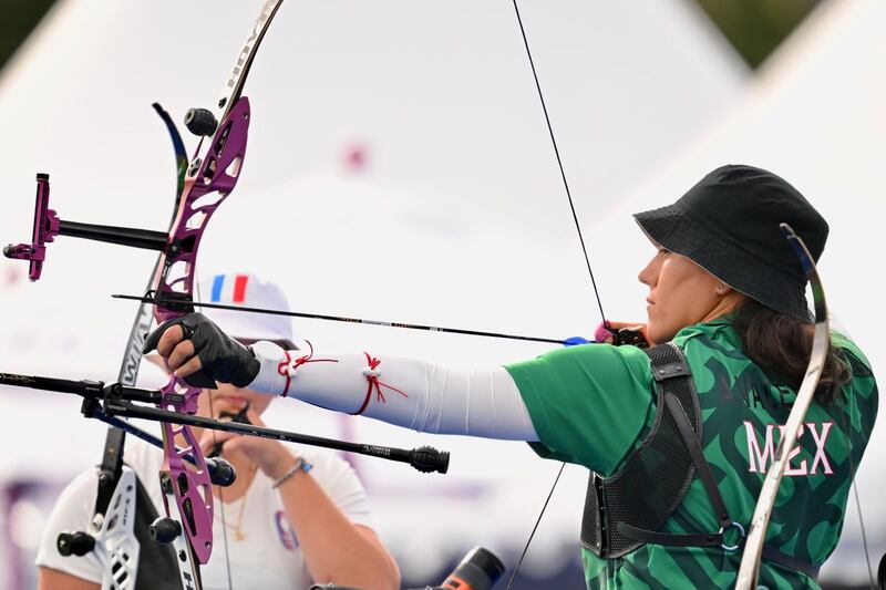 Alejandra Valencia fue la mejor clasificada de México en tiro con arco.