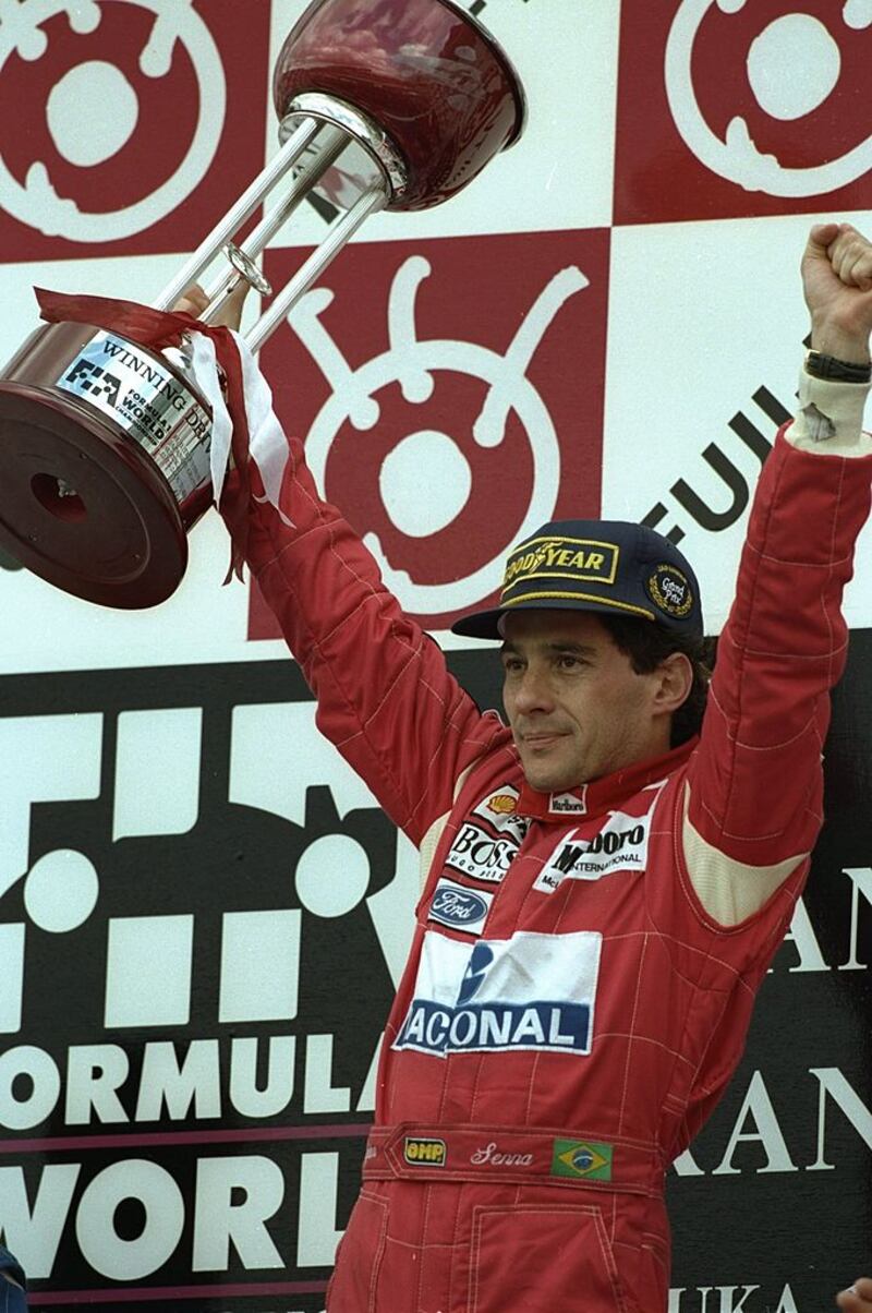 Ayrton Senna (Brasil) fue uno de los pilotos más ganadores en la historia de la F1 con Williams