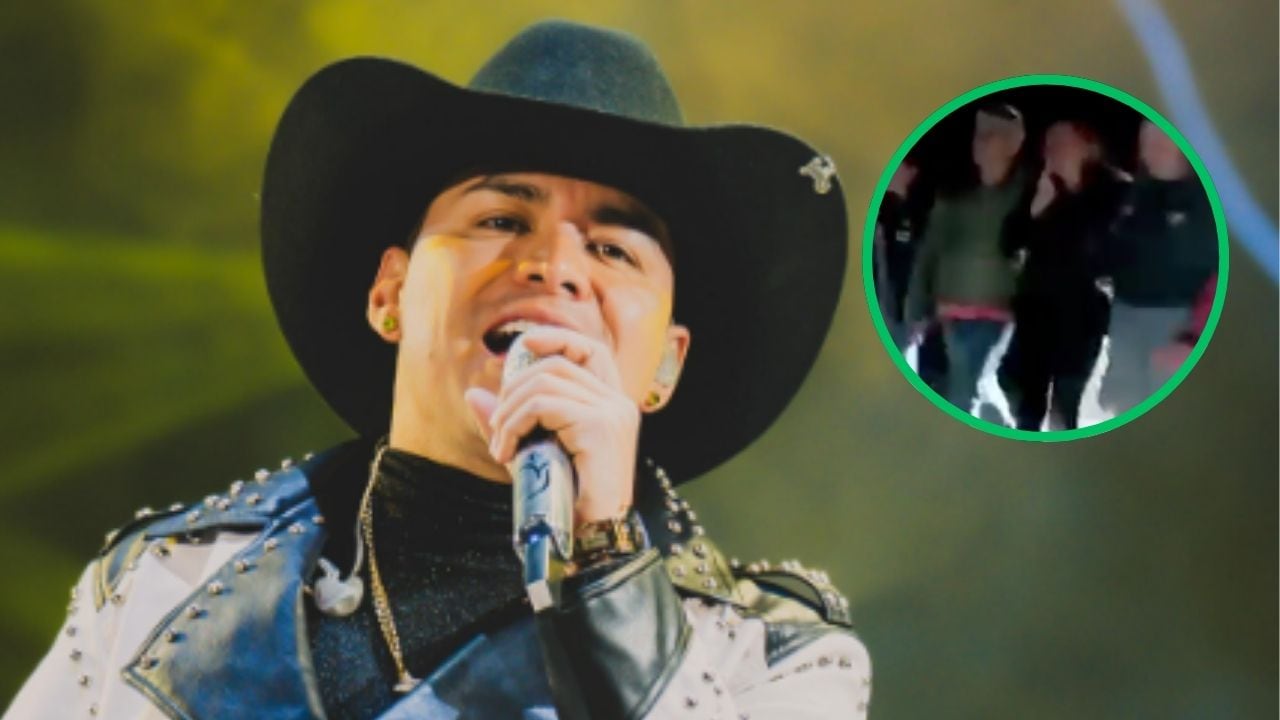 Momento en el que la viuda de Yeison Jiménez llega al lugar del siniestro