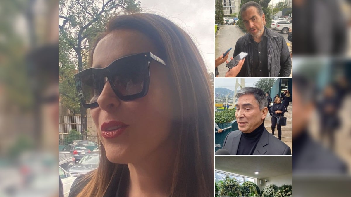 Excompañeros y amigos de Benavides acudieron a las capillas a despedirlo.