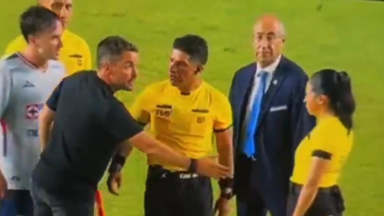 Nicolás Larcamón y Karen Díaz