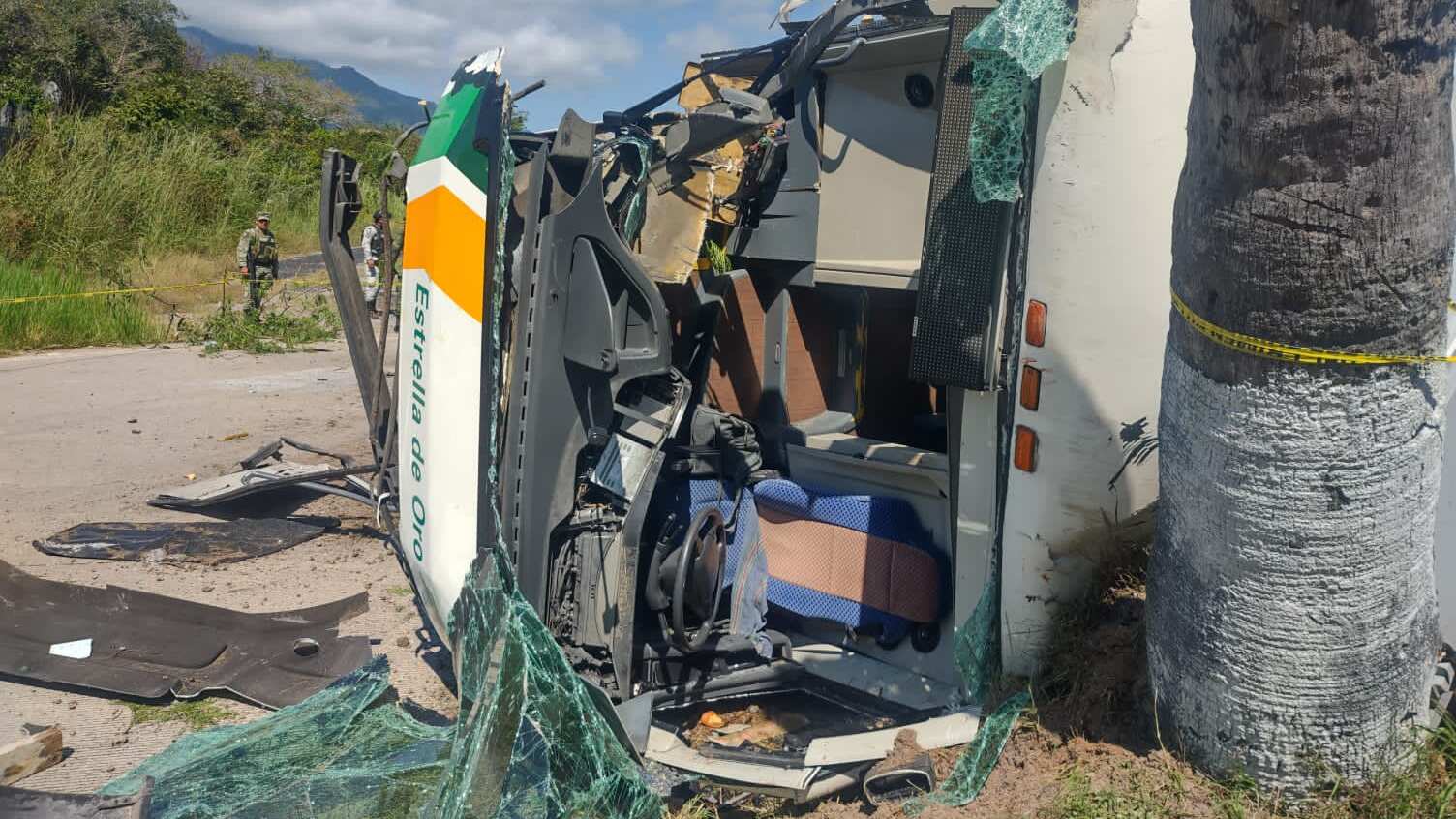 Accidente de autobús Estrella de Oro en Chilpancingo, ocurrido el pasado 23 de octubre.