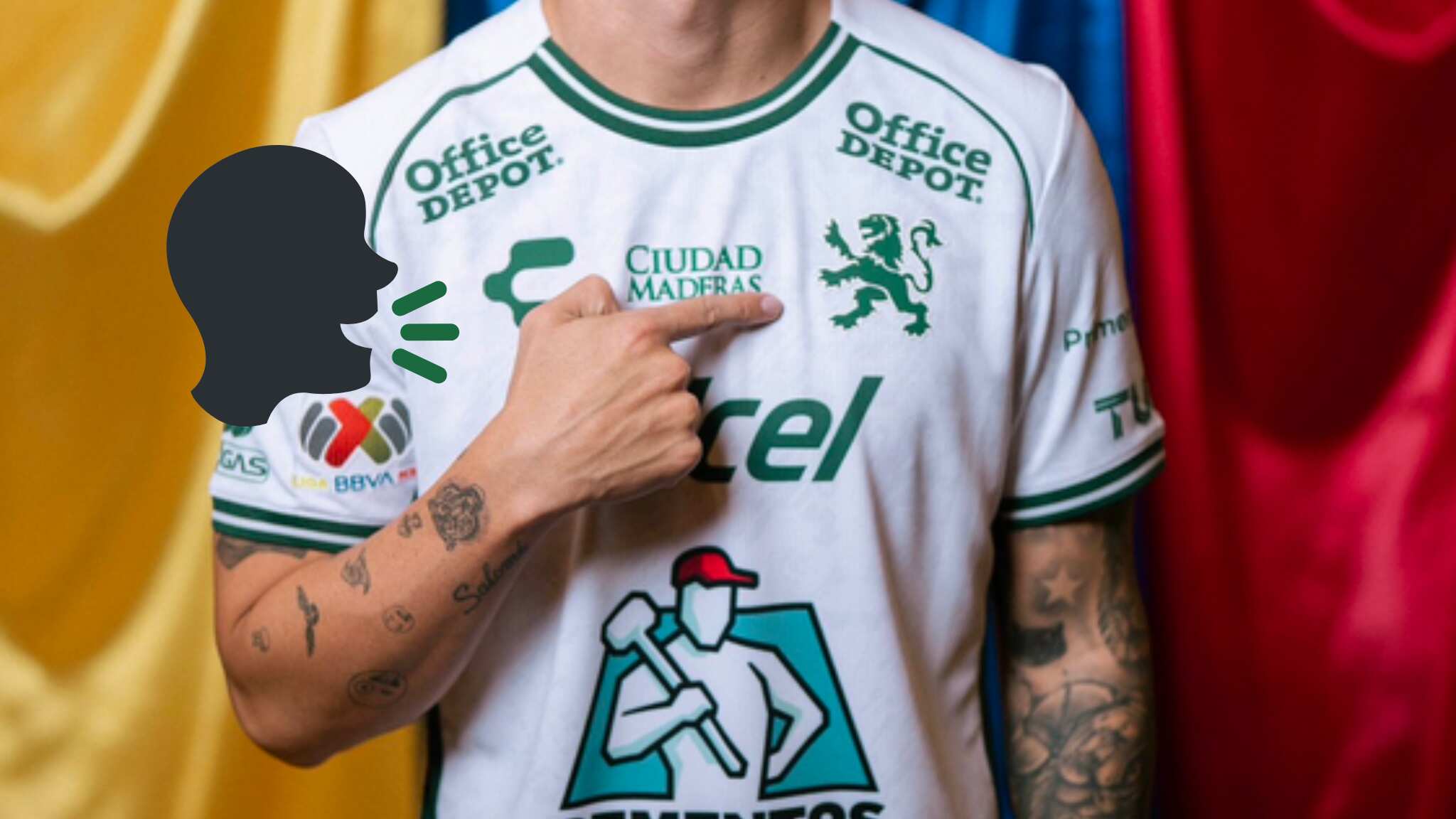 Critican el número de patrocinadores que tiene el jersey de León y les responde