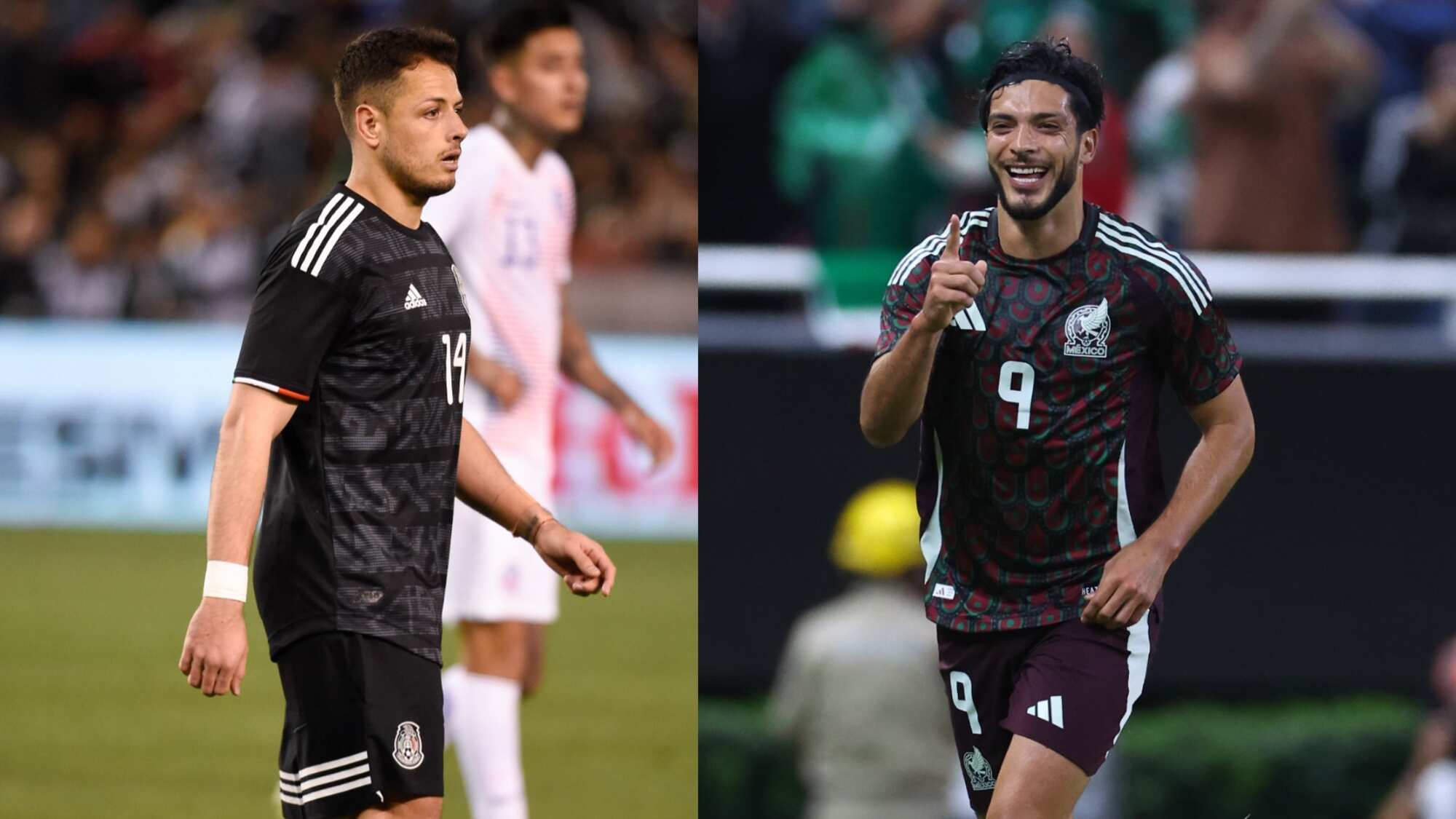 Raúl Jiménez asecha al Chicharito Hernández en la tabla de goleadores de la Selección Mexicana