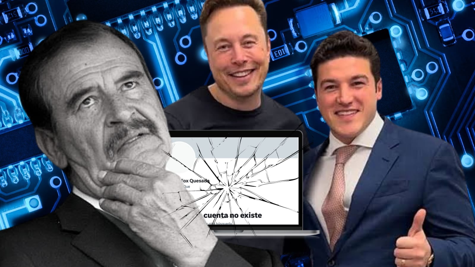 La cuenta de X de Vicente Fox desapareció.