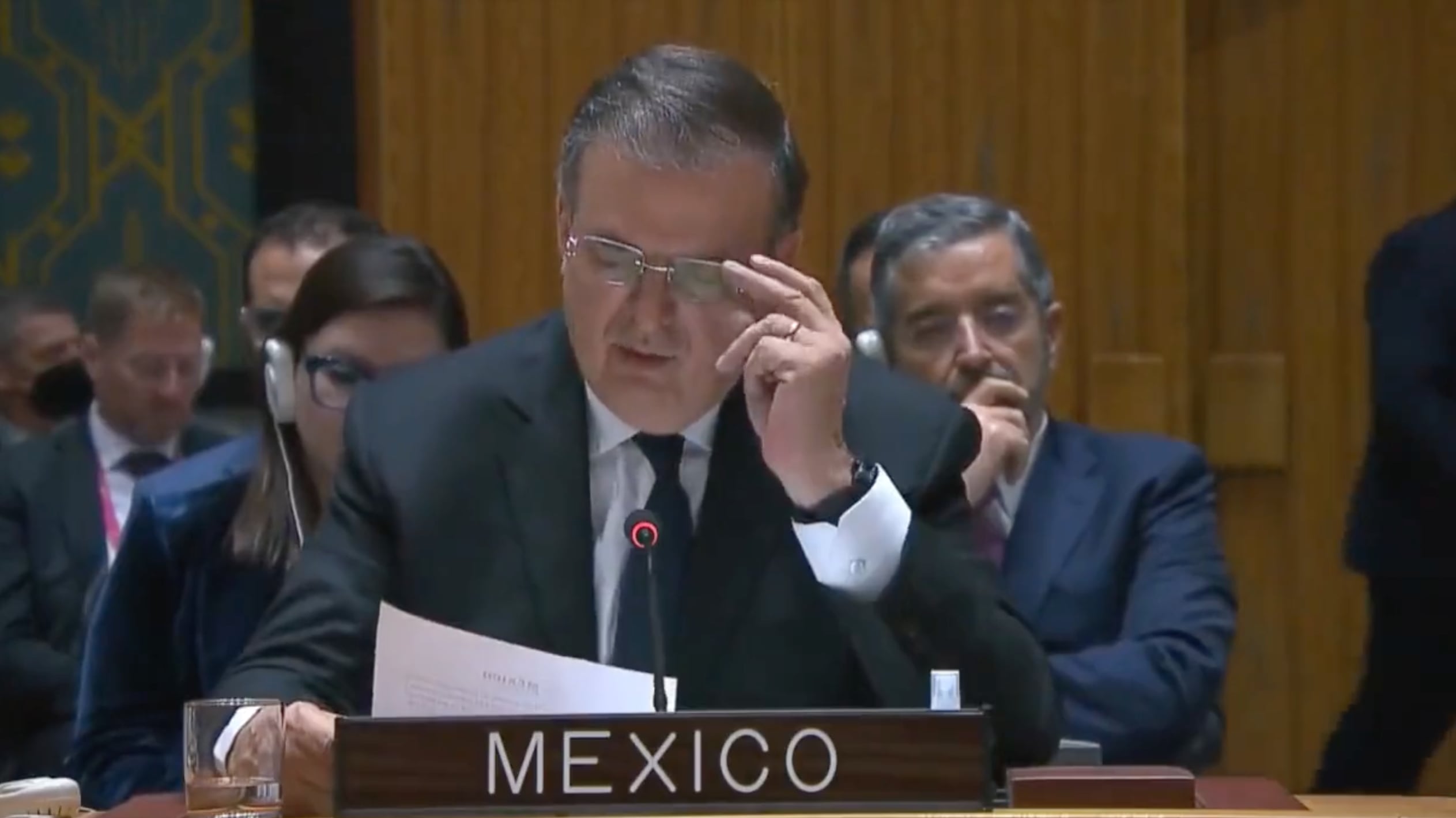 El canciller habló del rol de México en el conflicto Rusia-Ucrania. (Especial)