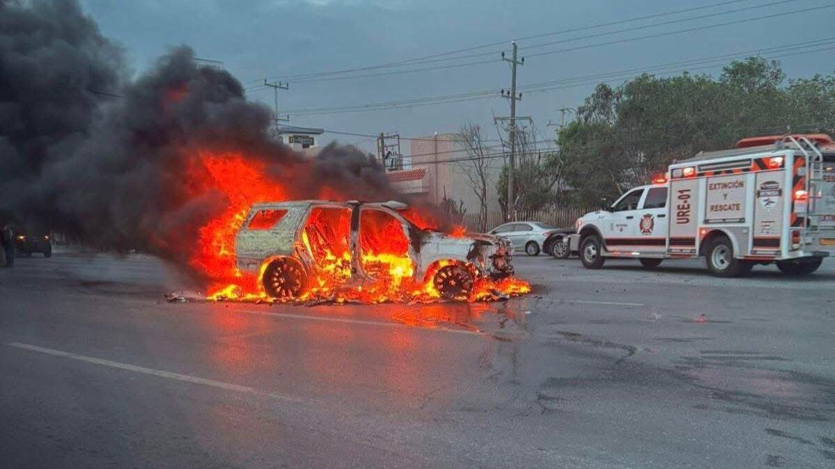 Camioneta delegado FGR en Tamaulipas
