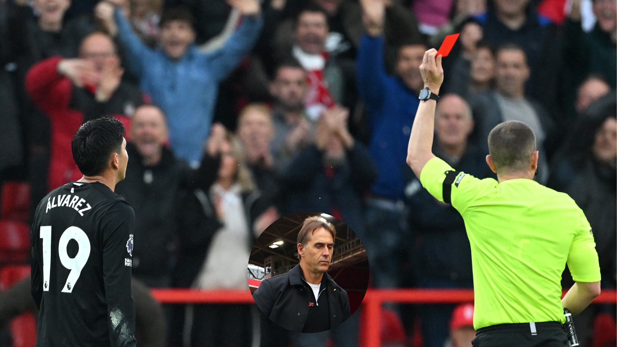 Critican a Edson tras ser expulsado ante el Nottingham Forest