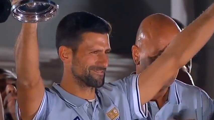 Djokovic fue homenajeado tras conquistar el US Open.