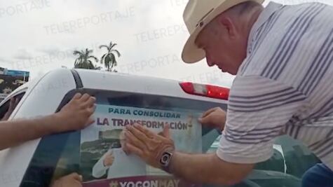 José Ramiro López Obrador en calles de Tabasco.