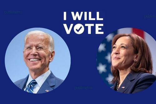 ¿Es delito electoral que Biden pida “hacer historia” en EE.UU. con el voto a Kamala Harris?