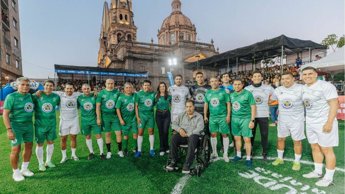 El histórico encuentro se disputó en el mini estadio del Centro Histórico