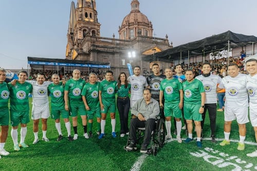 Inaugura Vero Delgadillo actividades de “Guadalajara es Mundialista” con partido de leyendas y ex mundialistas