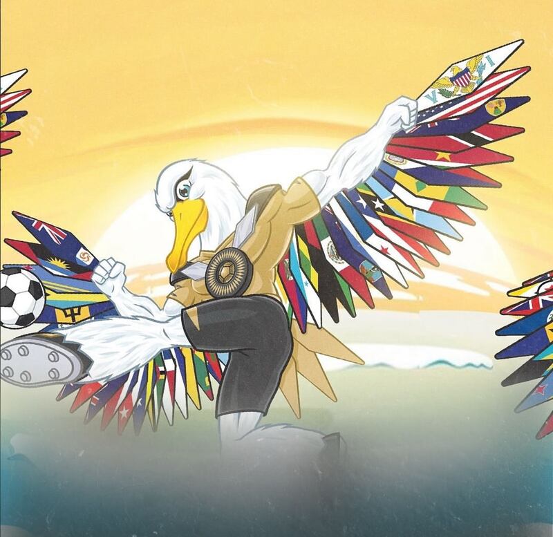 Volar, mascota de Concacaf.