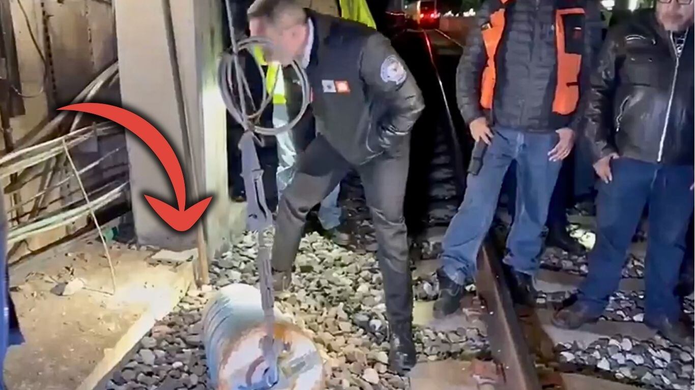 Destrozos en la Línea A