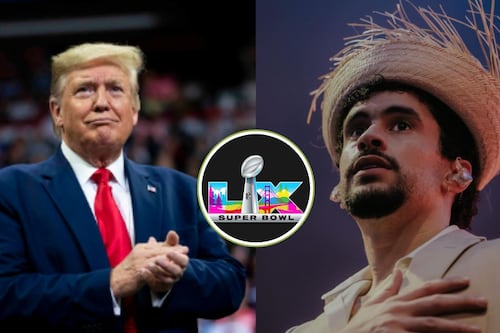 Trump anuncia despliegue de ICE durante el show de Bad Bunny en el Super Bowl LX