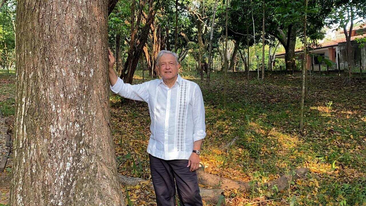 AMLO en Palenque.