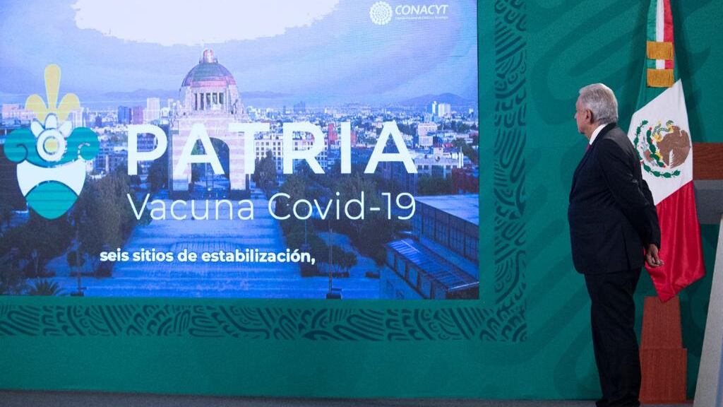 La presentación de la nueva fase de la vacuna "Patria" se realizó en La Mañanera