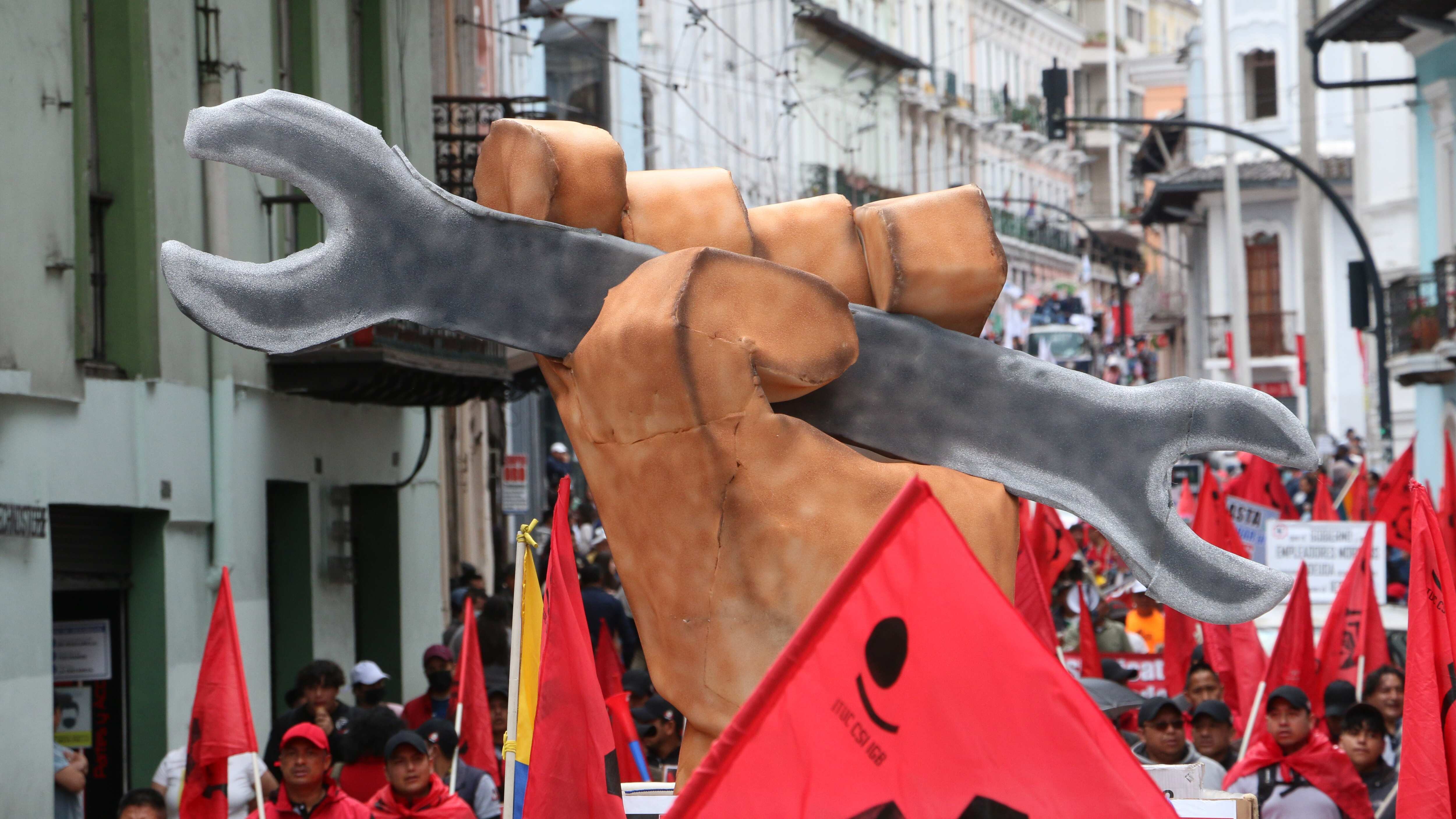 Dos marchas por el día internacional de los trabajadores se realizarán este miércoles 1 de mayo en Quito.