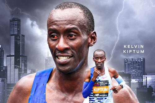 Keniata rompe récord mundial en el Maratón de Chicago