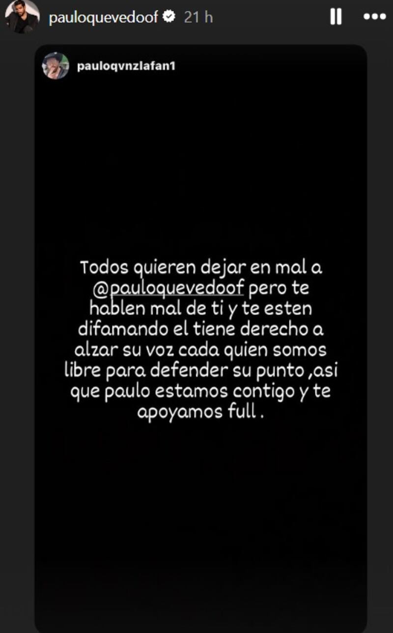 Paulo Quevedo vía instagram