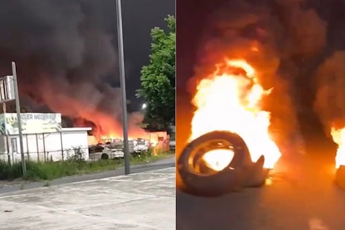 Registran narcobloqueos y autos quemados tras la captura de un líder criminal en Reynosa