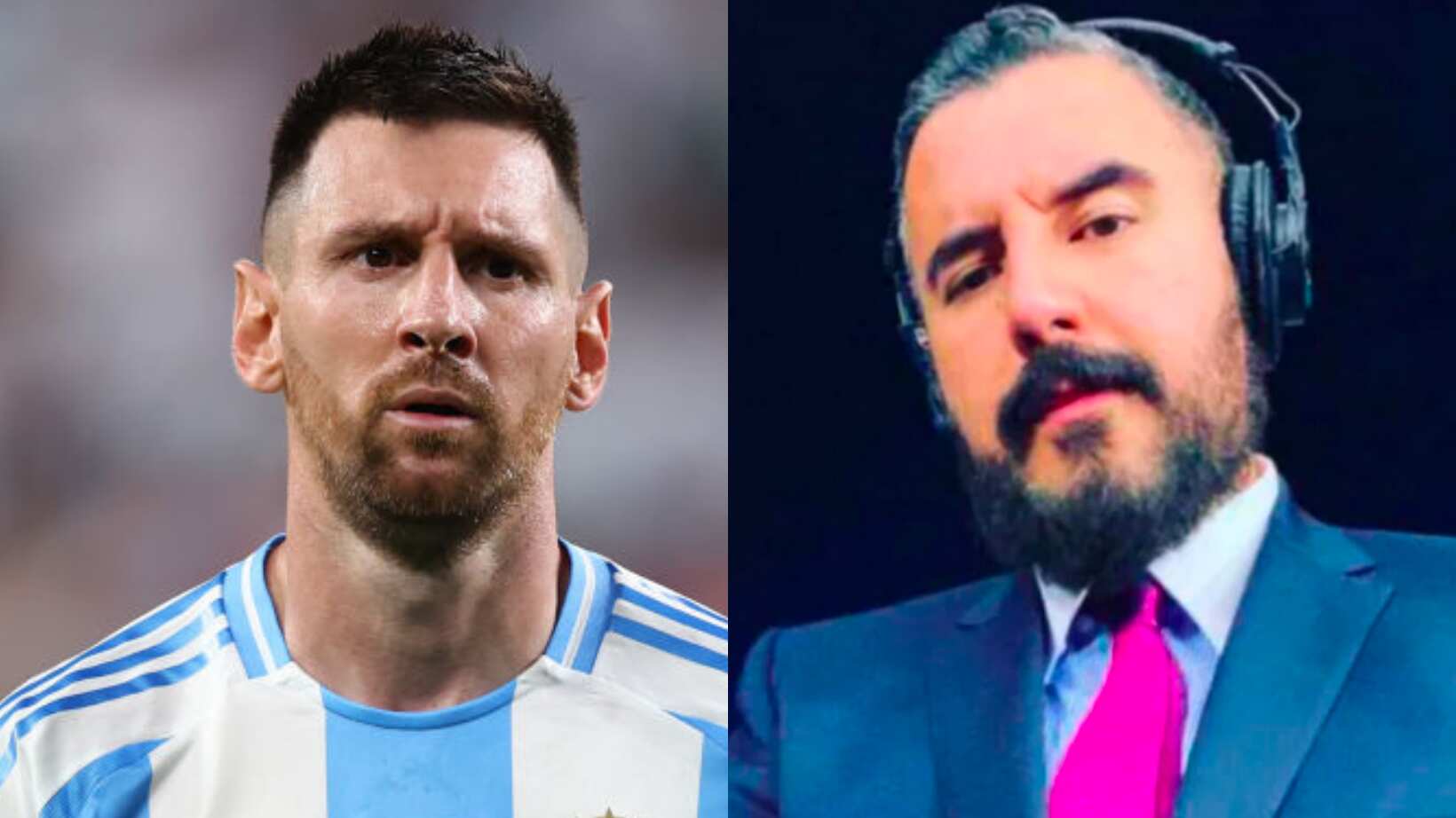 Álvaro Morales volvió a despotricar contra Messi.