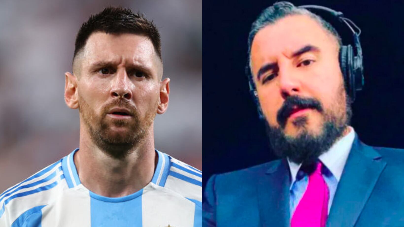 Álvaro Morales volvió a despotricar contra Messi.
