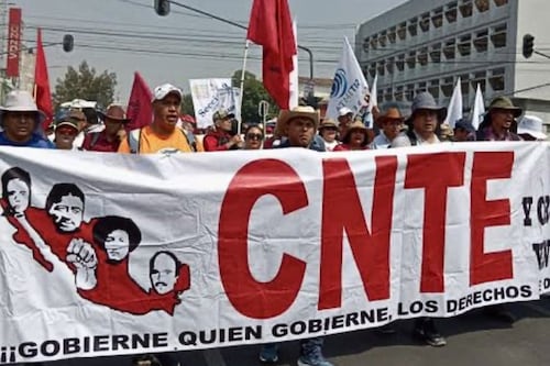 CNTE anuncia paro nacional del 18 al 20 de marzo; marcha masiva en CDMX