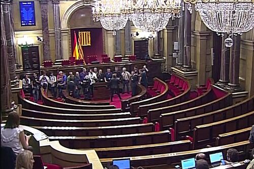 EN VIVO desde el Parlamento de Cataluña en España
