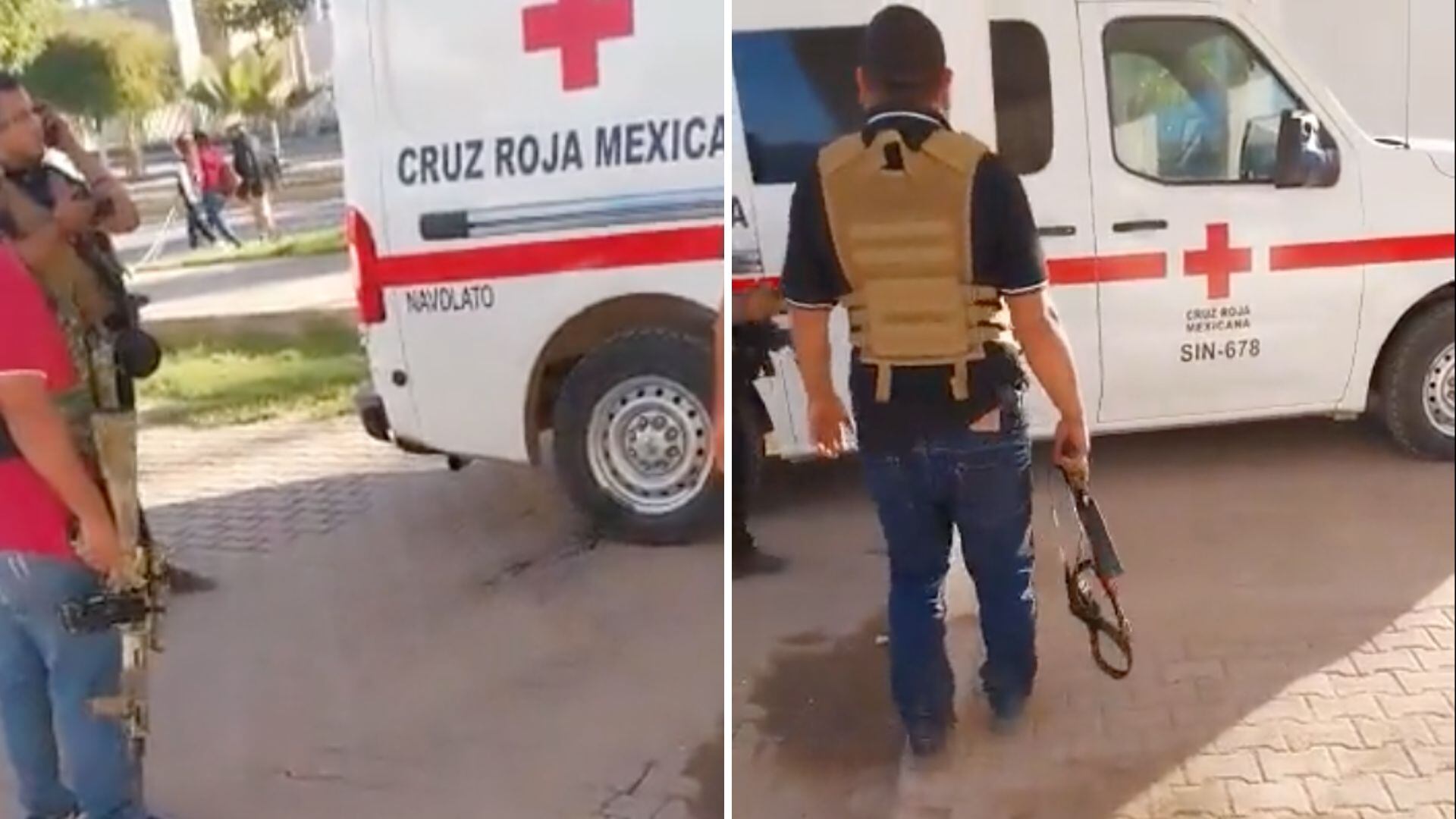 Reportan robo de ambulancias en Navolato, Sinaloa.