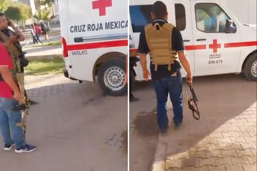 Reportan toma de ambulancias para la presunta atención de sicarios en Navolato, Sinaloa