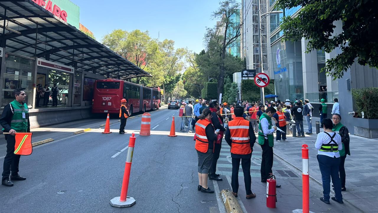 Los habitantes de la CDMX respetaron el llamado de las autoridades para reforzar la cultura de Protección Civil. (Publimetro)